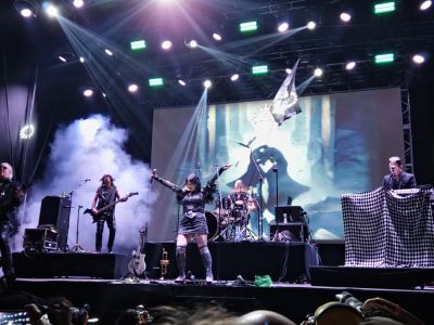 Festival performance by Lacrimosa on 3 May in 
São Paulo --
Photo by Eduardo Ganança
